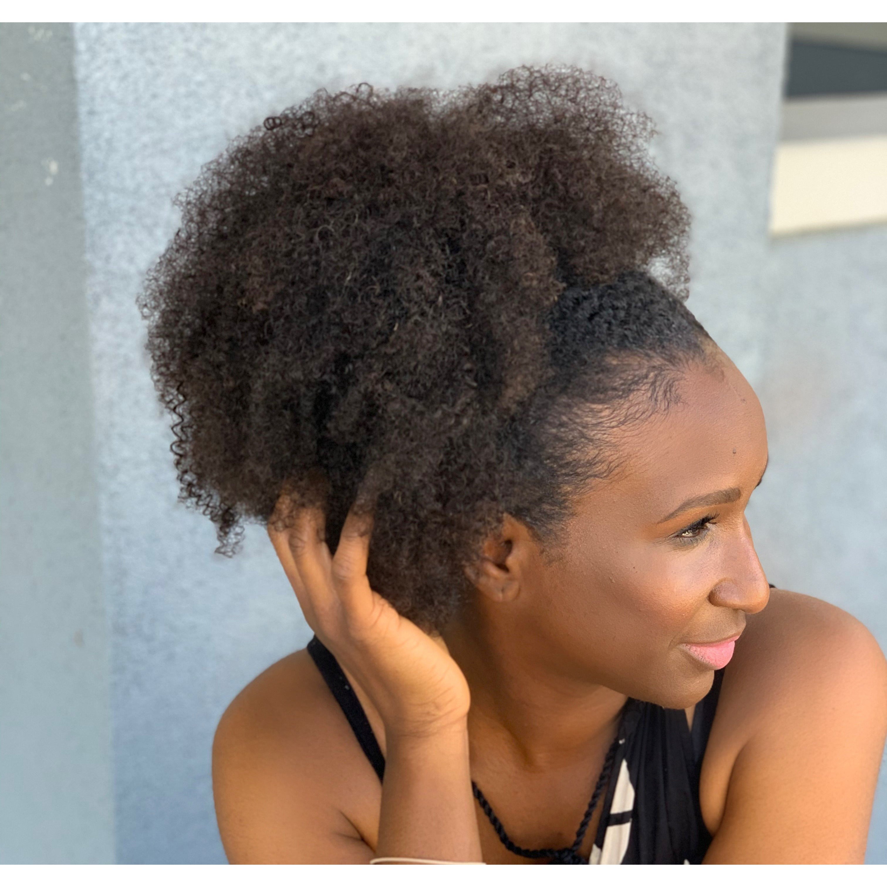 Duchess Collection-Afro Kinky Curly Ponytail