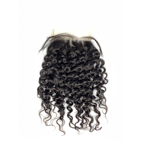 Duchess Collection-Lace Closure Brazilian Kinky Bounce Curl